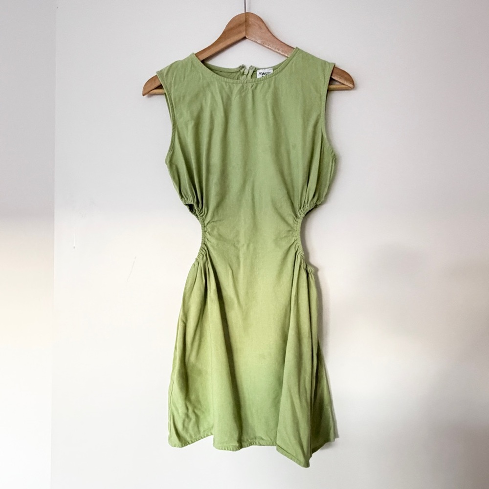 Princess Polly Light Green Cutout Mini Dress